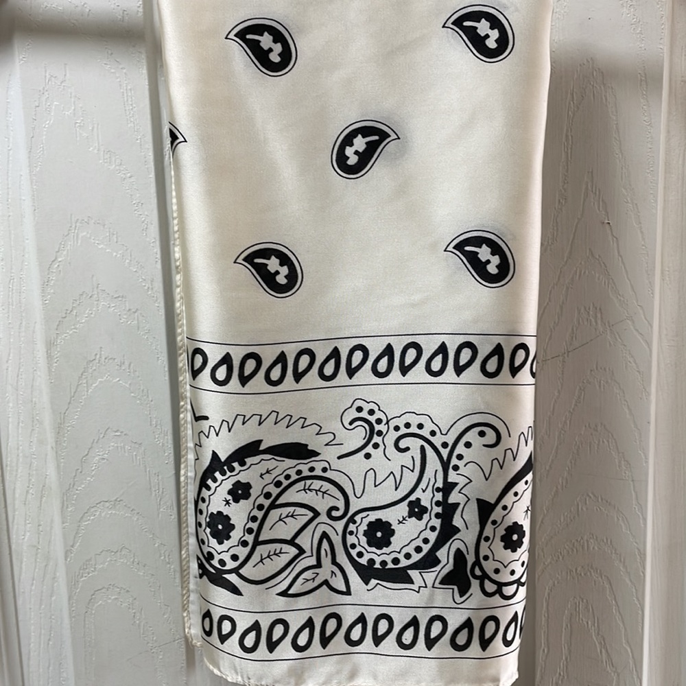 Square Satin Scarf - Picture 9 of 9